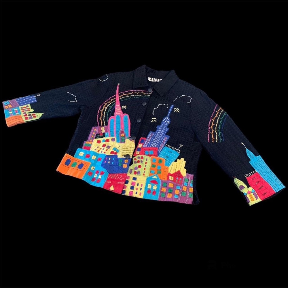 Vintage Colorful Blazer (M)